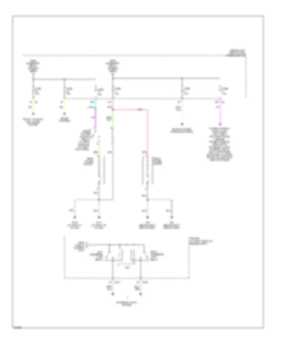 Power Distribution Wiring Diagram 3 of 3 for Nissan Maxima SE 2008