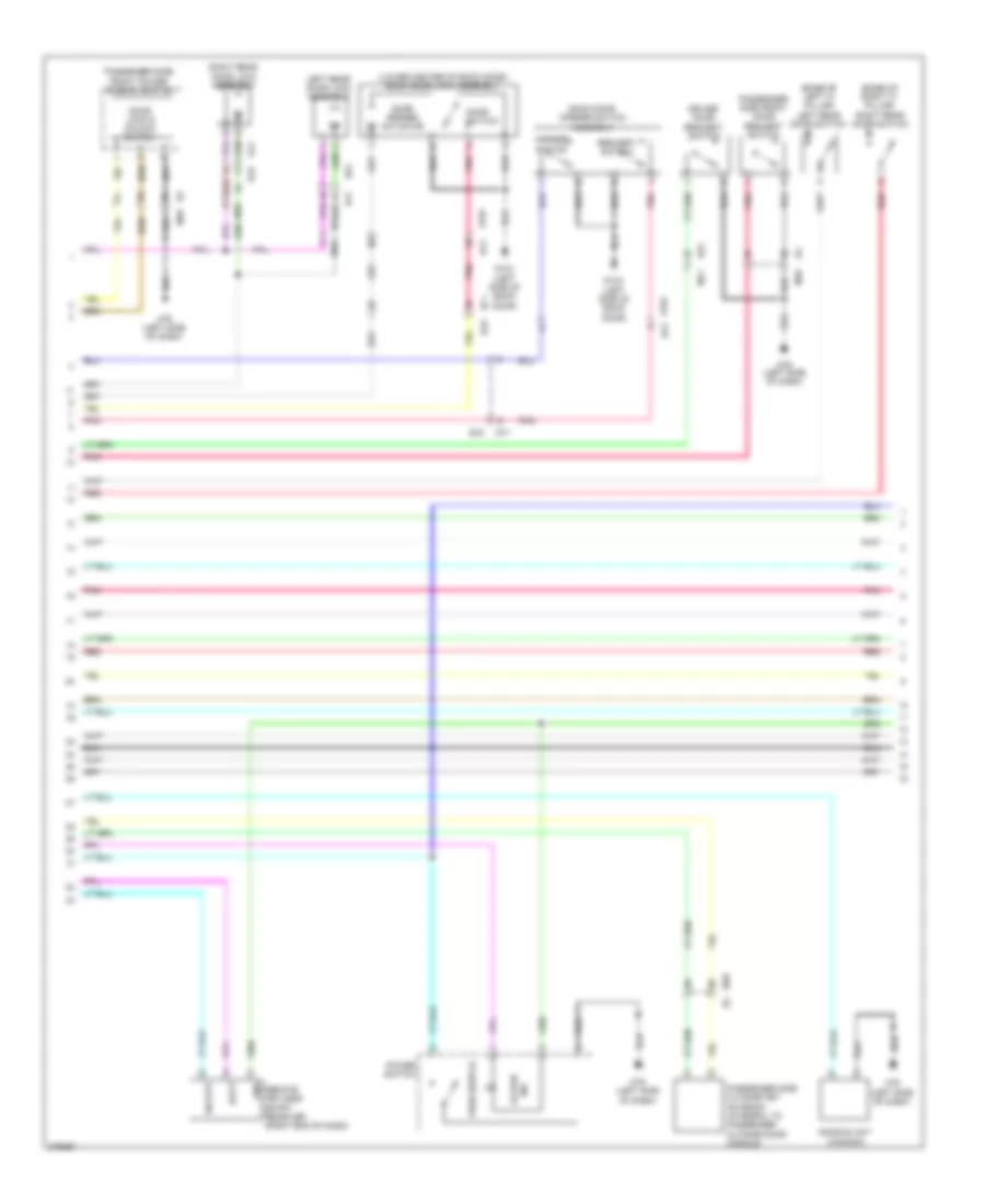 Forced Entry Wiring Diagram 2 of 4 for Nissan Leaf SV 2012