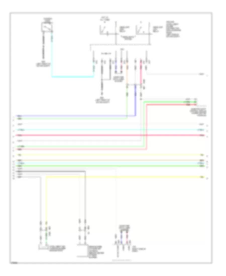 Forced Entry Wiring Diagram 3 of 4 for Nissan Leaf SV 2012