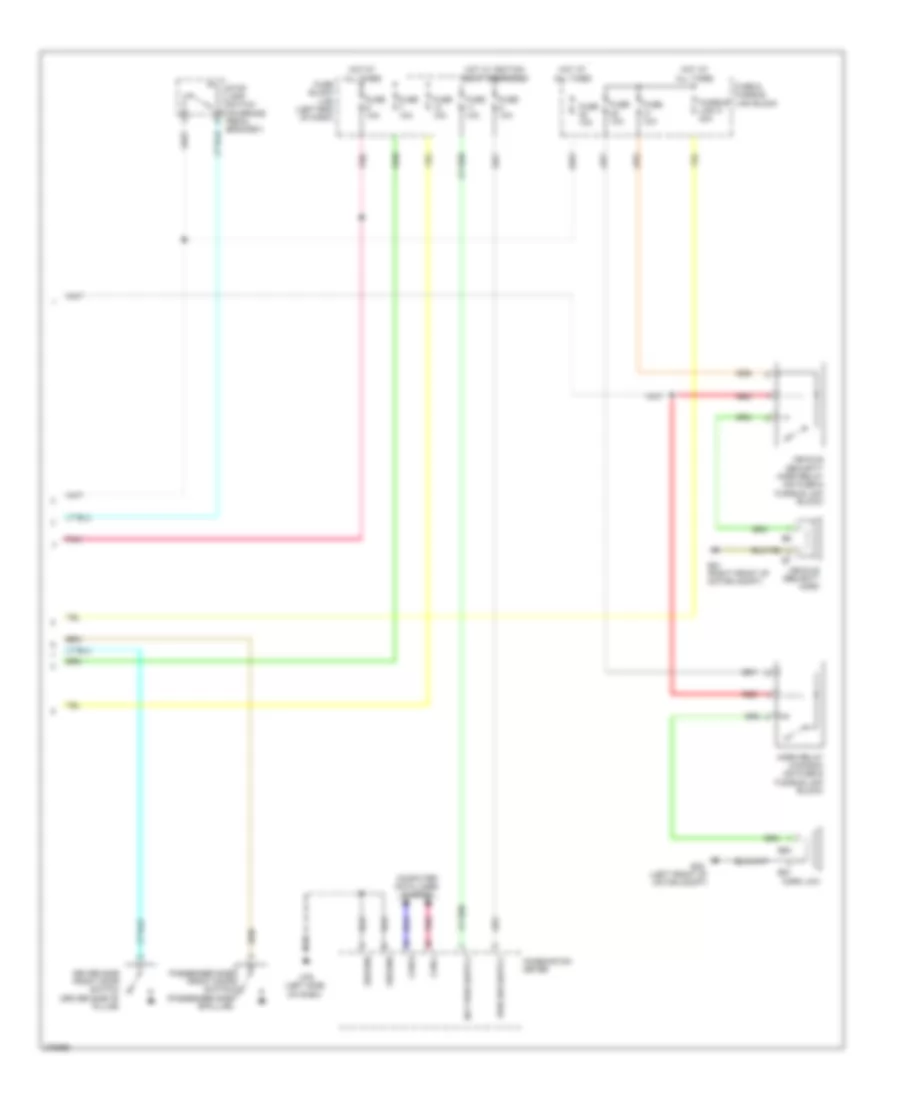 Forced Entry Wiring Diagram 4 of 4 for Nissan Leaf SV 2012