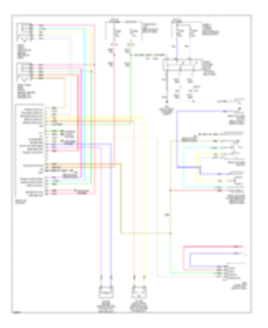 Manual AC Wiring Diagram (1 of 2) for Nissan Pathfinder LE 2010