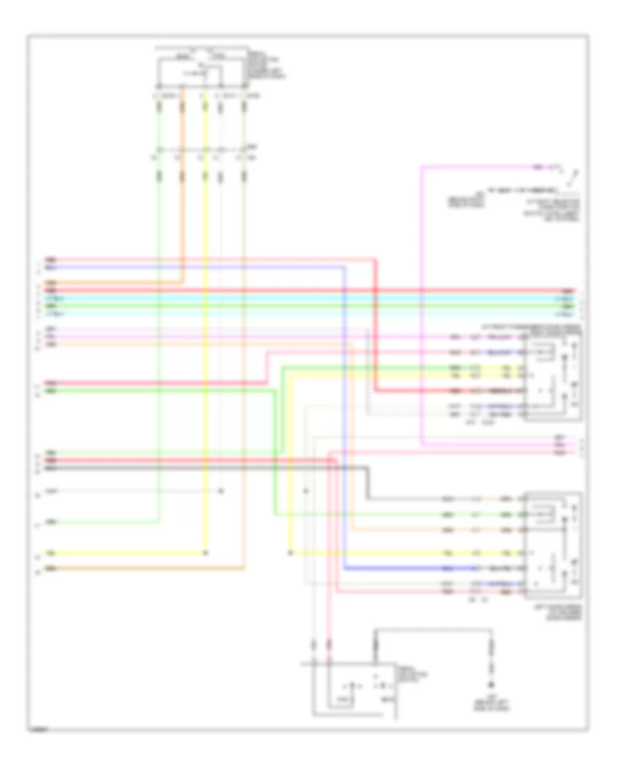 Memory Systems Wiring Diagram (2 of 3) for Nissan Pathfinder LE 2010