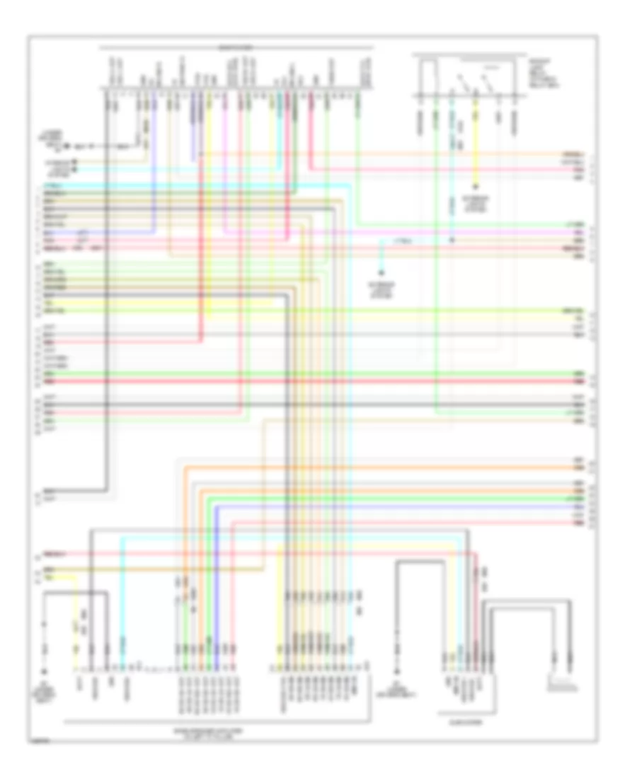 Navigation Wiring Diagram (3 of 4) for Nissan Pathfinder LE 2010