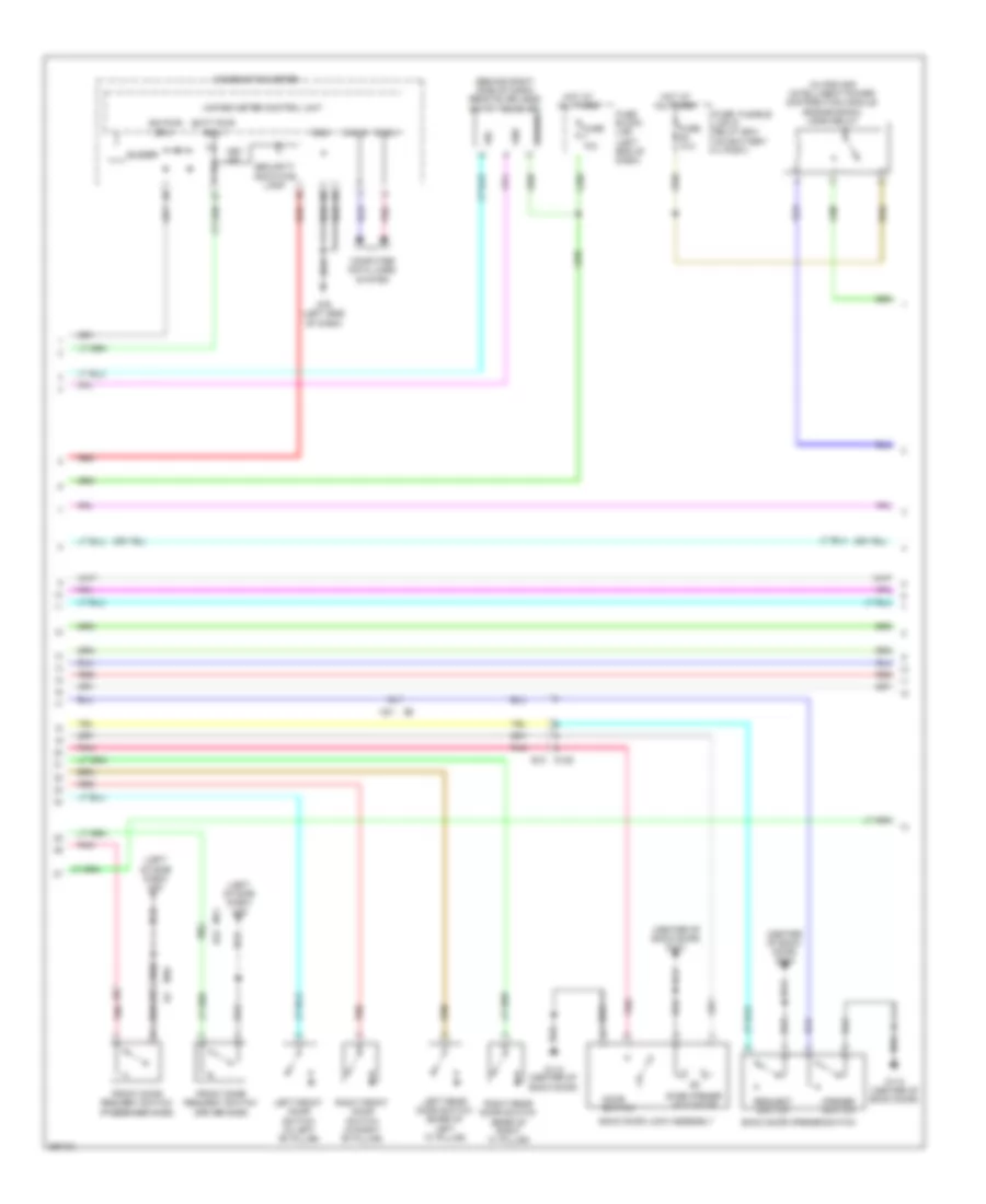 Power Door Locks Wiring Diagram with Intelligent Key Unit 2 of 3 for Nissan Juke S 2013