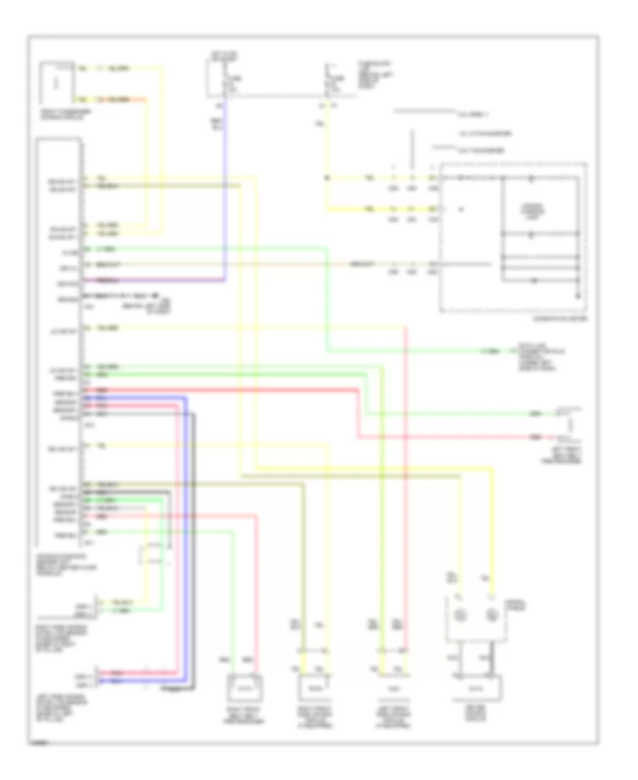 Supplemental Restraints Wiring Diagram for Nissan Sentra SE R Spec V 2005