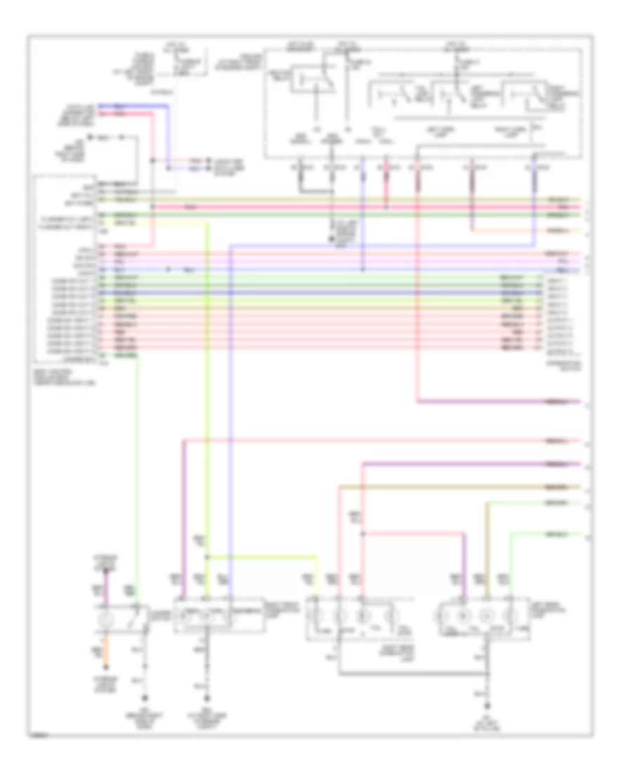 Exterior Lamps Wiring Diagram (1 of 2) for Nissan Maxima SL 2008