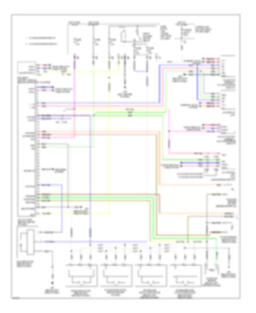 Automatic A C Wiring Diagram 1 of 2 for Nissan Maxima S 2012