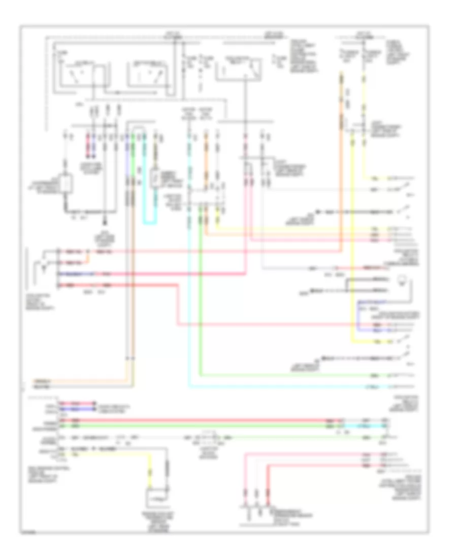 Automatic AC Wiring Diagram (2 of 2) for Nissan Maxima S 2012
