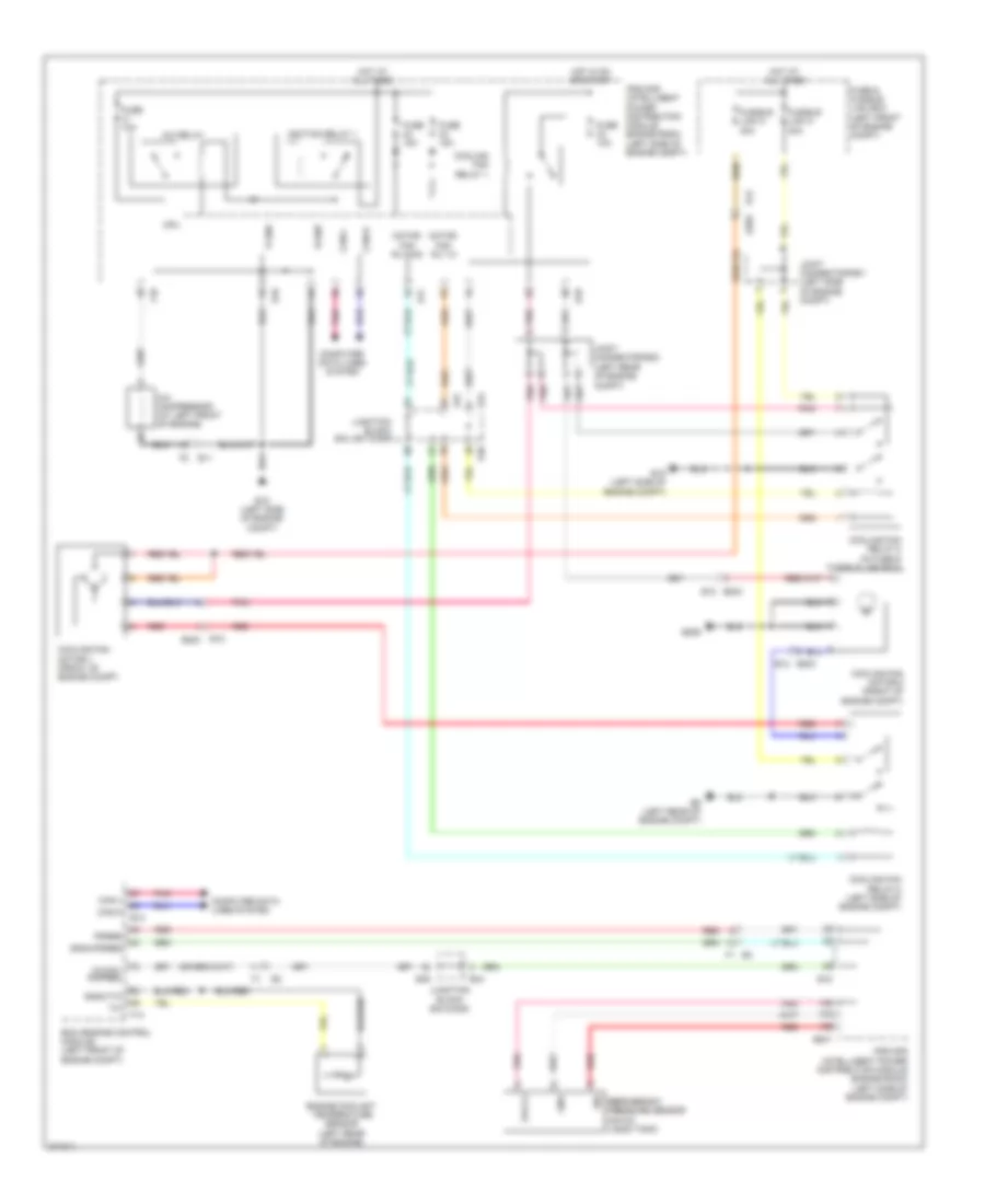 Cooling Fan Wiring Diagram for Nissan Maxima S 2012