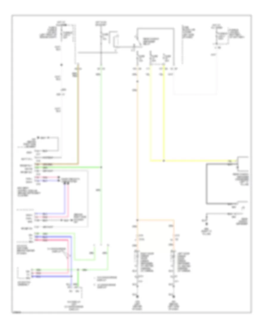 Defoggers Wiring Diagram for Nissan Maxima S 2012