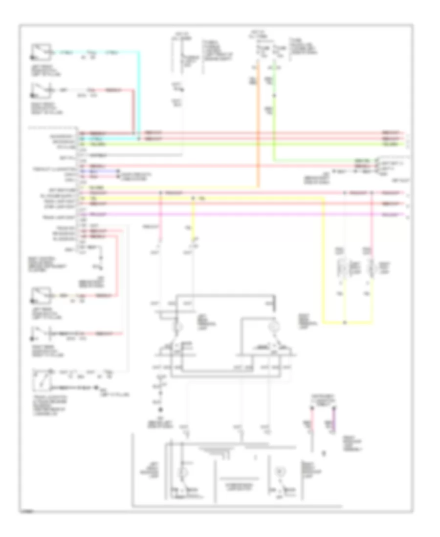 Courtesy Lamps Wiring Diagram 1 of 2 for Nissan Maxima S 2012
