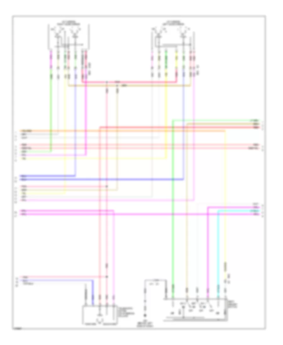 Memory Systems Wiring Diagram (2 of 3) for Nissan Maxima S 2012