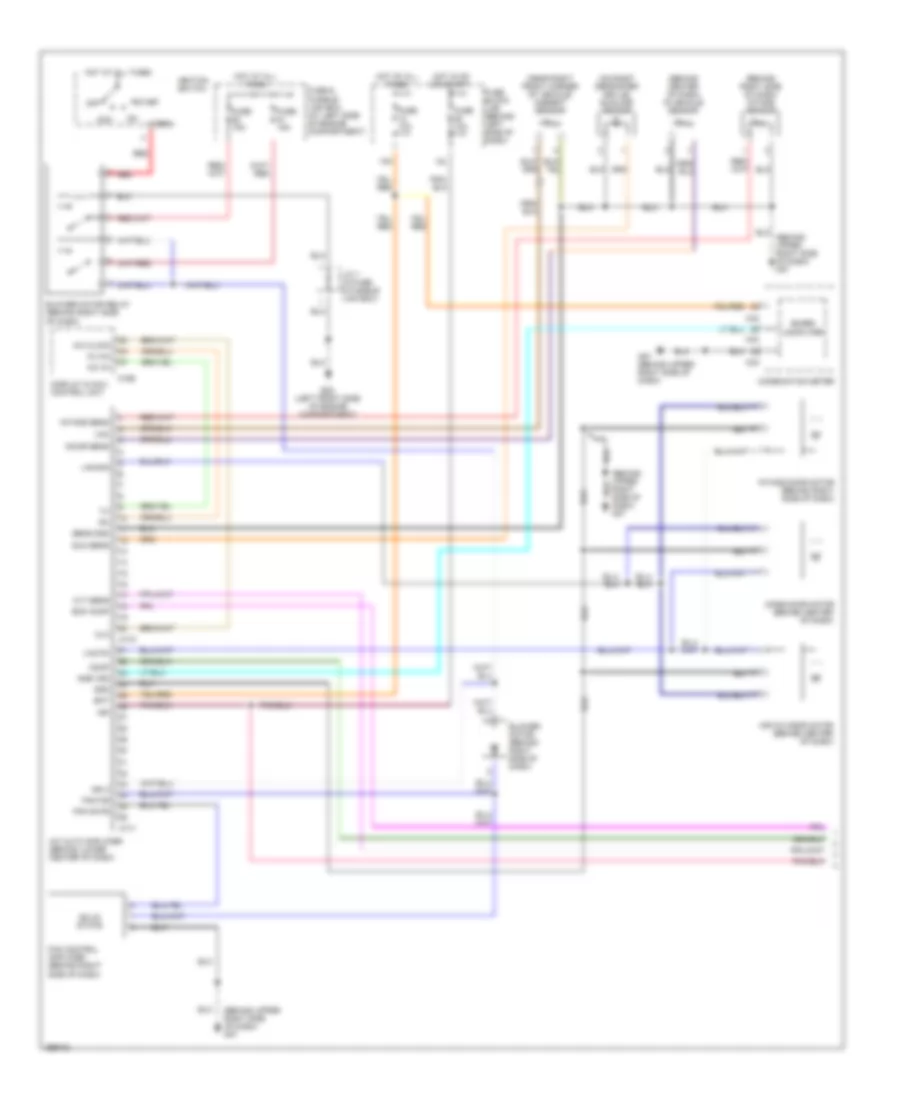 Automatic A C Wiring Diagram with Navigation 1 of 2 for Nissan Maxima GLE 2002