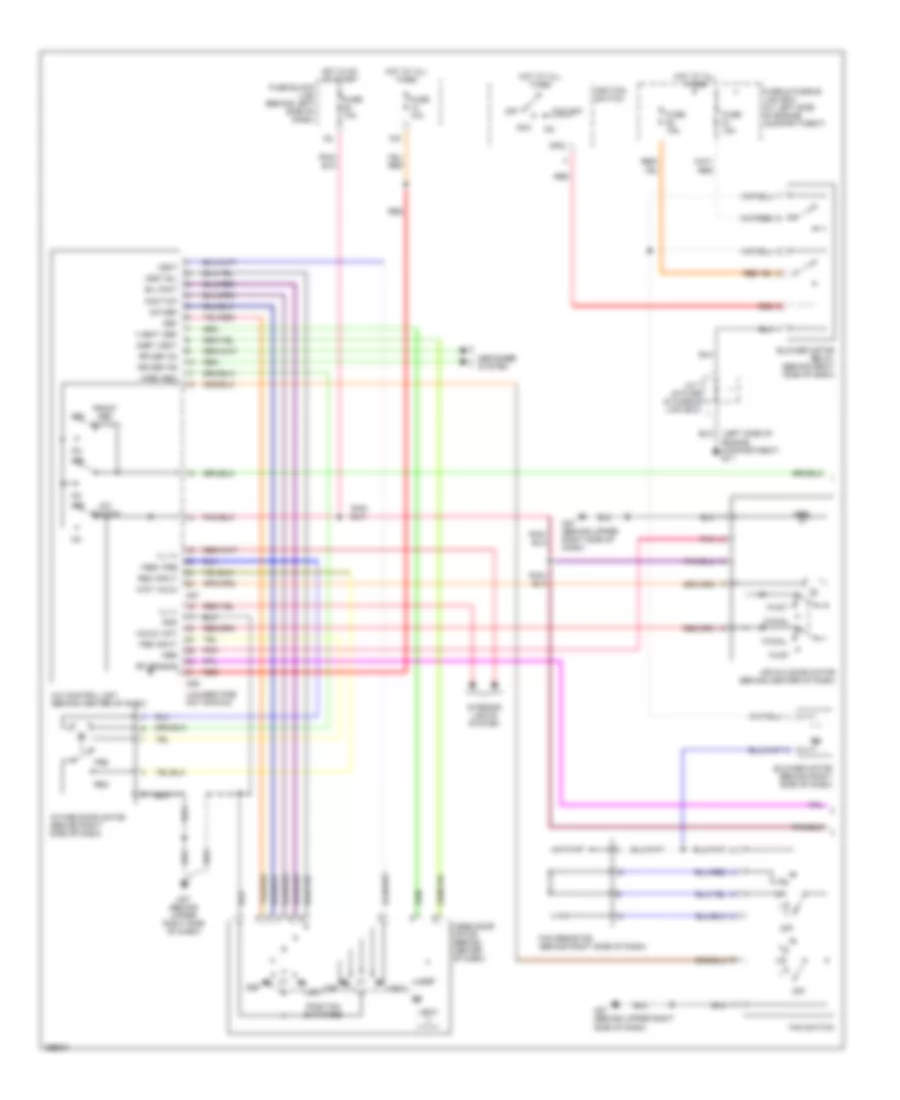 Manual A C Wiring Diagram 1 of 2 for Nissan Maxima GLE 2002