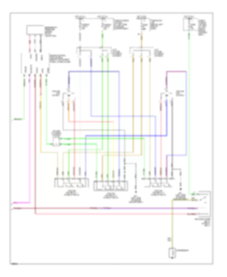 Manual A C Wiring Diagram 2 of 2 for Nissan Maxima GLE 2002