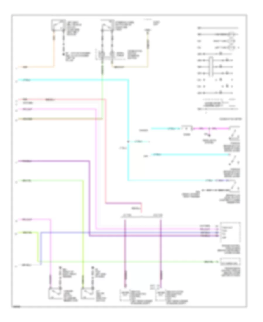 Instrument Cluster Wiring Diagram 2 of 2 for Nissan Maxima GLE 2002