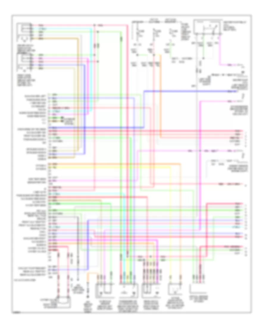 Automatic A C Wiring Diagram 1 of 3 for Nissan Pathfinder S 2010