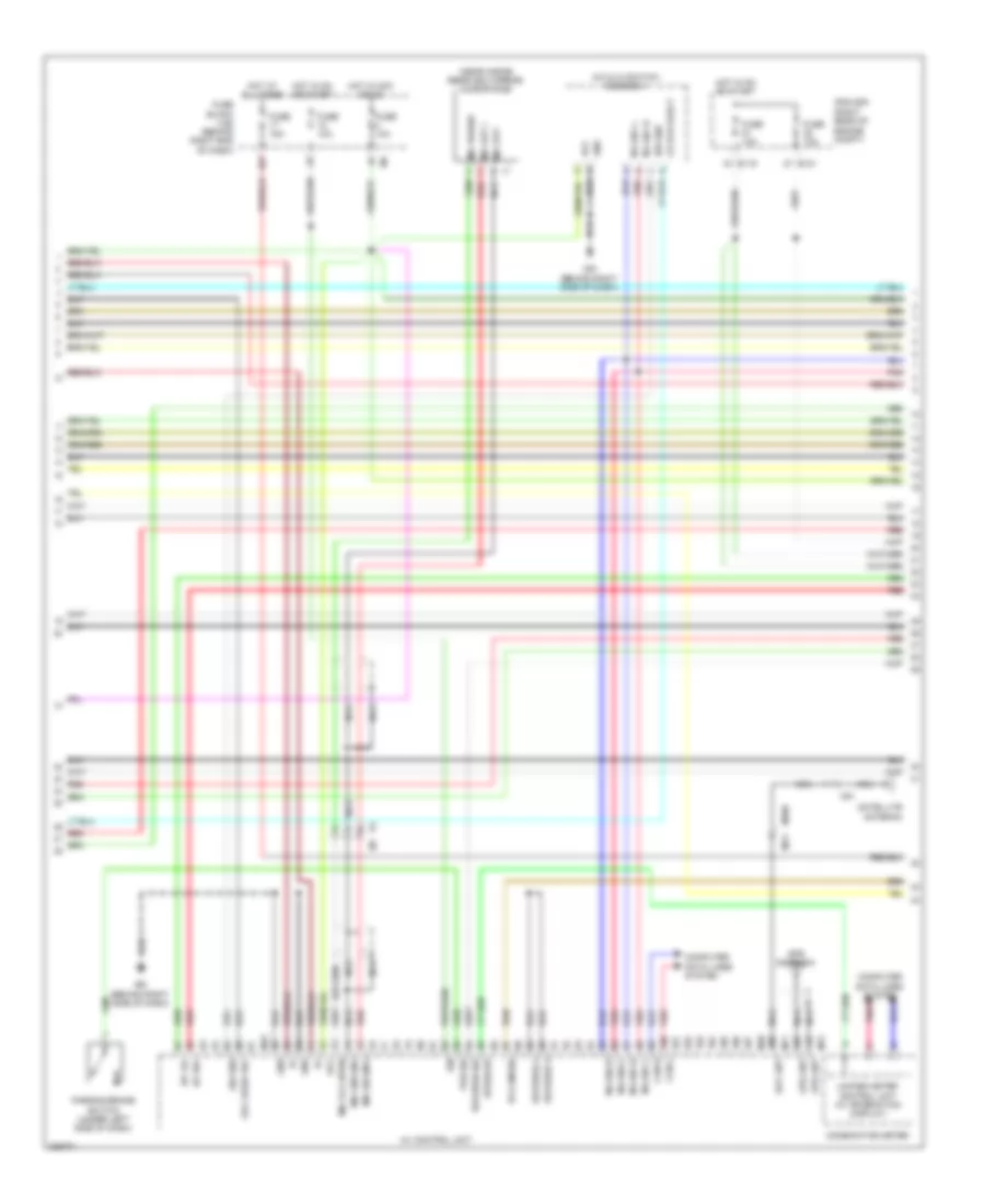 Navigation Wiring Diagram (2 of 4) for Nissan Pathfinder S 2010