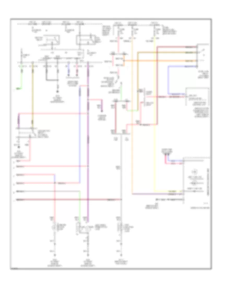 Exterior Lamps  Trailer connector Wiring Diagram 2 of 2 for Nissan Titan LE 2005