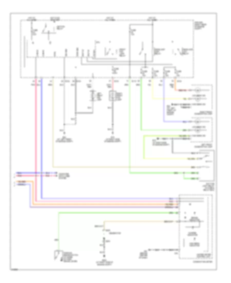 Autolamps Wiring Diagram, with DRL (2 of 2) for Nissan Titan LE 2005
