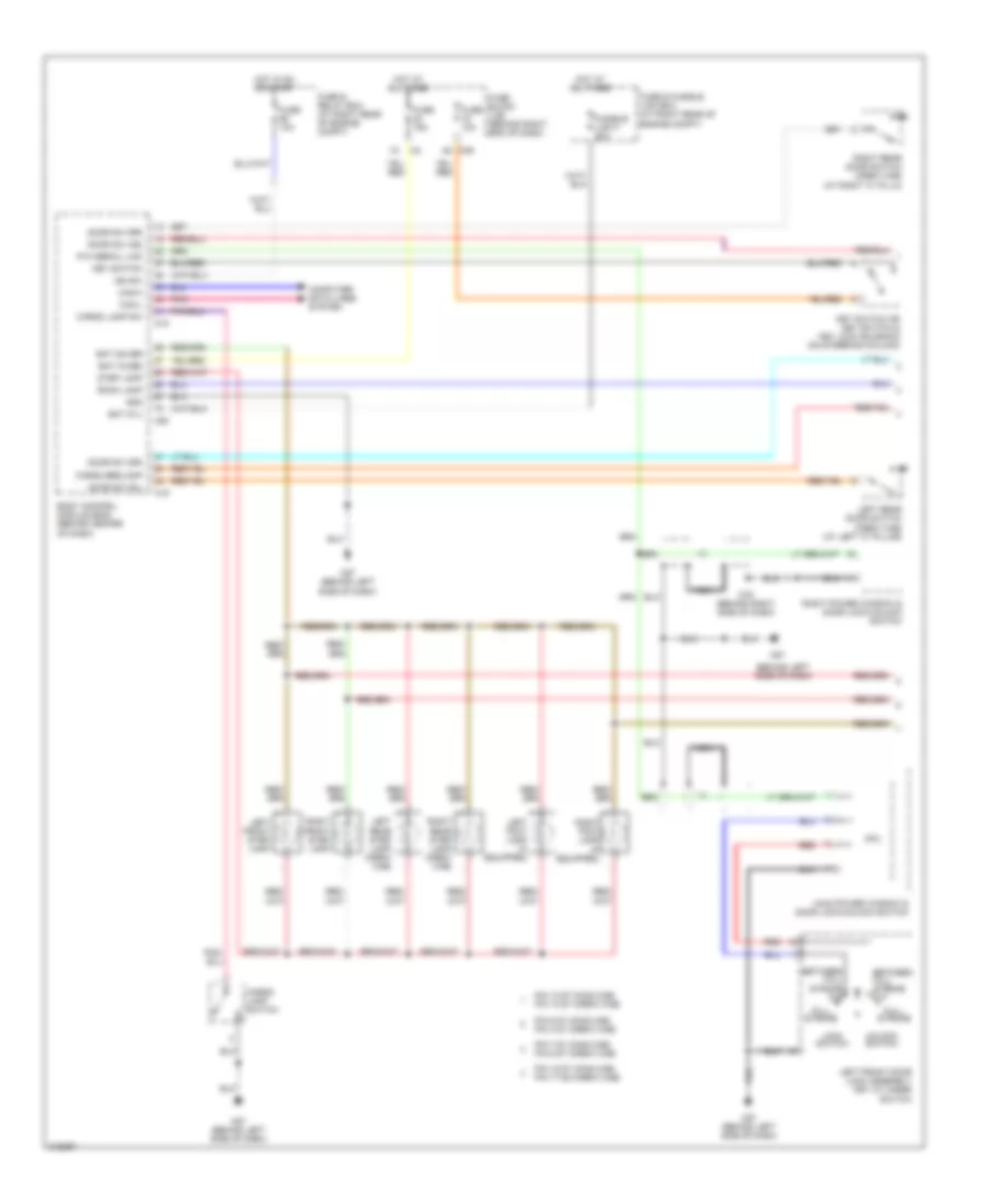 Courtesy Lamps Wiring Diagram 1 of 2 for Nissan Titan LE 2005