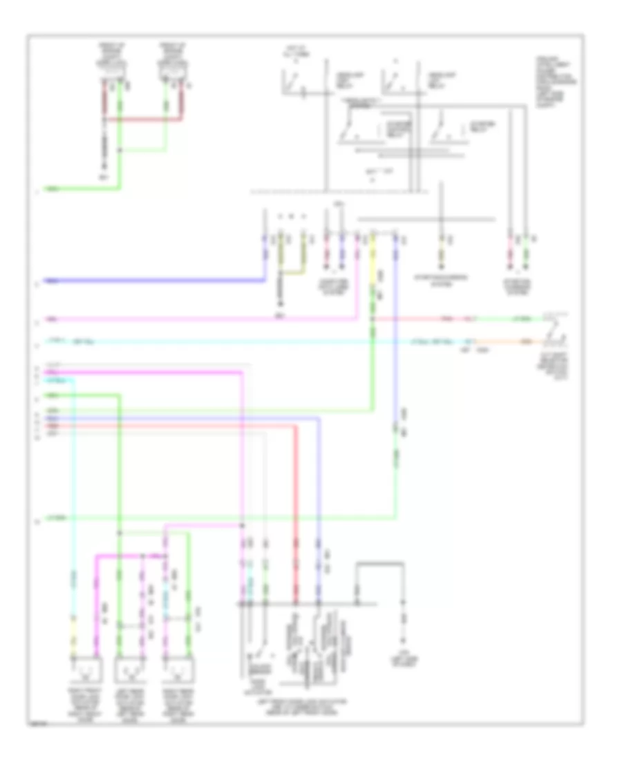 Forced Entry Wiring Diagram, with Intelligent Key Unit (3 of 3) for Nissan Juke SL 2013