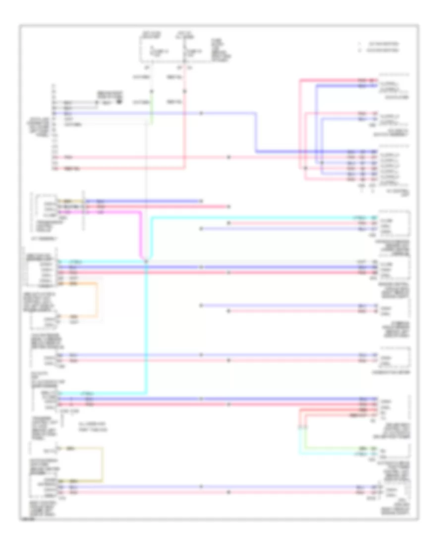 Computer Data Lines Wiring Diagram for Nissan Pathfinder LE 2008