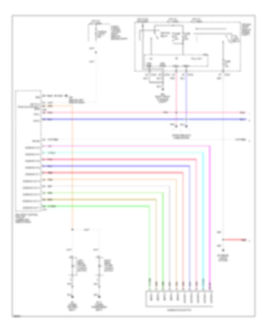 Instrument Illumination Wiring Diagram 1 of 2 for Nissan Pathfinder LE 2008