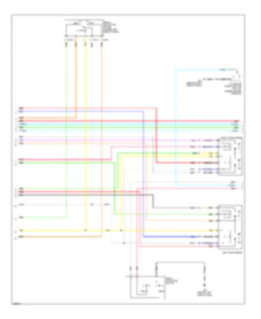 Memory Systems Wiring Diagram (2 of 3) for Nissan Pathfinder LE 2008