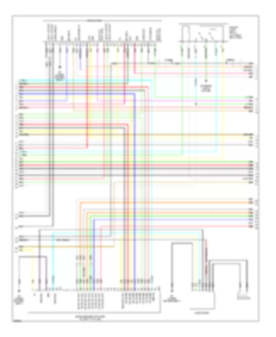 Navigation Wiring Diagram (3 of 4) for Nissan Pathfinder LE 2008