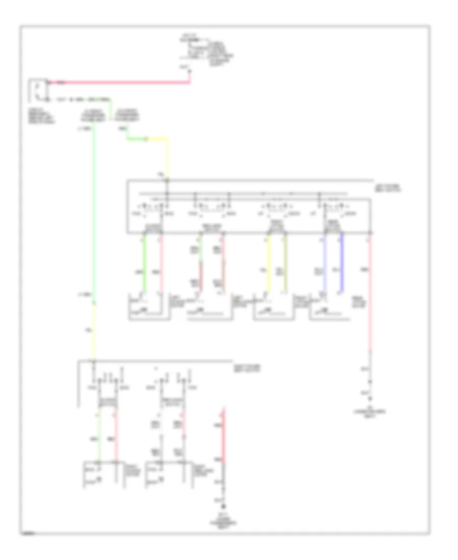 Power Seat Wiring Diagram for Nissan Pathfinder LE 2008