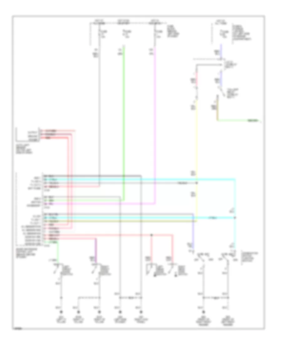 Instrument Illumination Wiring Diagram (1 of 2) for Nissan Maxima GXE 2002