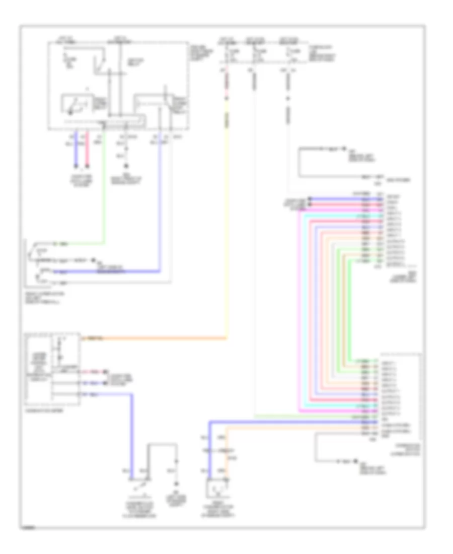 Front Wiper Washer Wiring Diagram for Nissan Pathfinder SE 2010