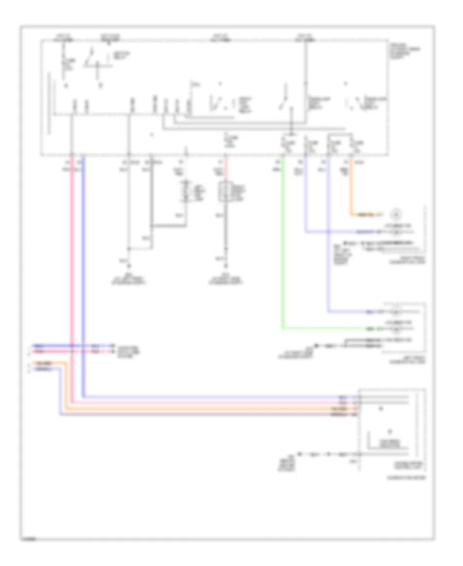 Autolamps Wiring Diagram, without DRL (2 of 2) for Nissan Titan SE 2005