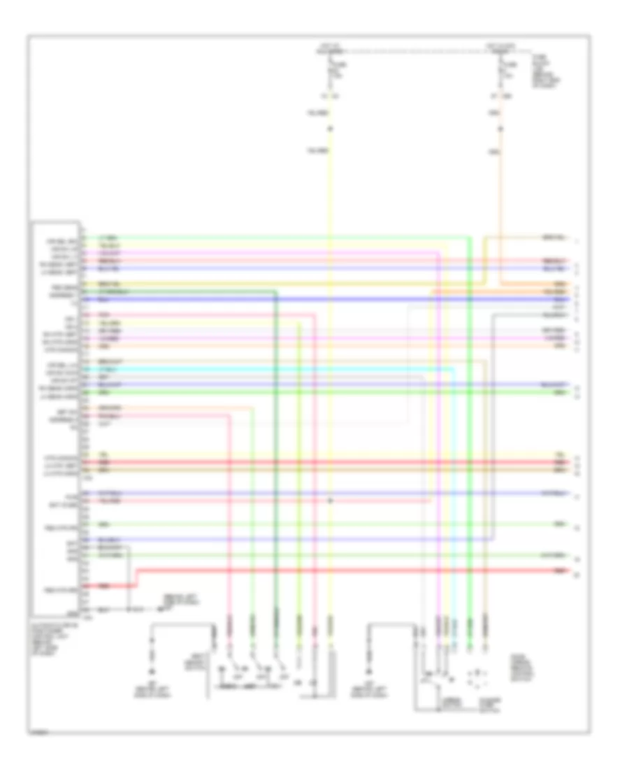 Memory Systems Wiring Diagram 1 of 3 for Nissan Titan SE 2005