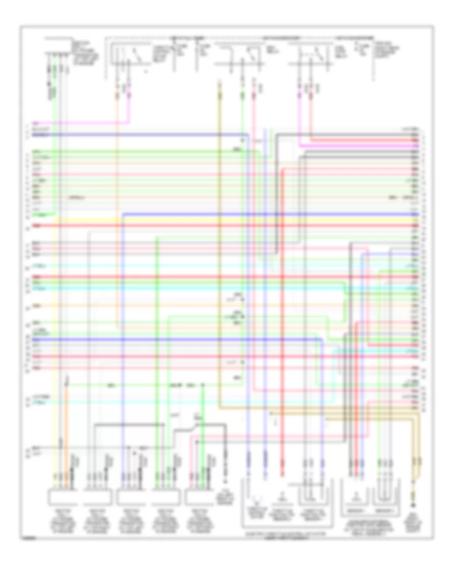 5.6L, Engine Performance Wiring Diagram (2 of 4) for Nissan Pathfinder S 2008