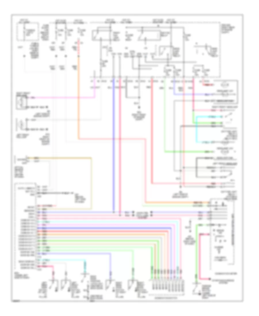 Headlights Wiring Diagram with DRL for Nissan Pathfinder S 2008