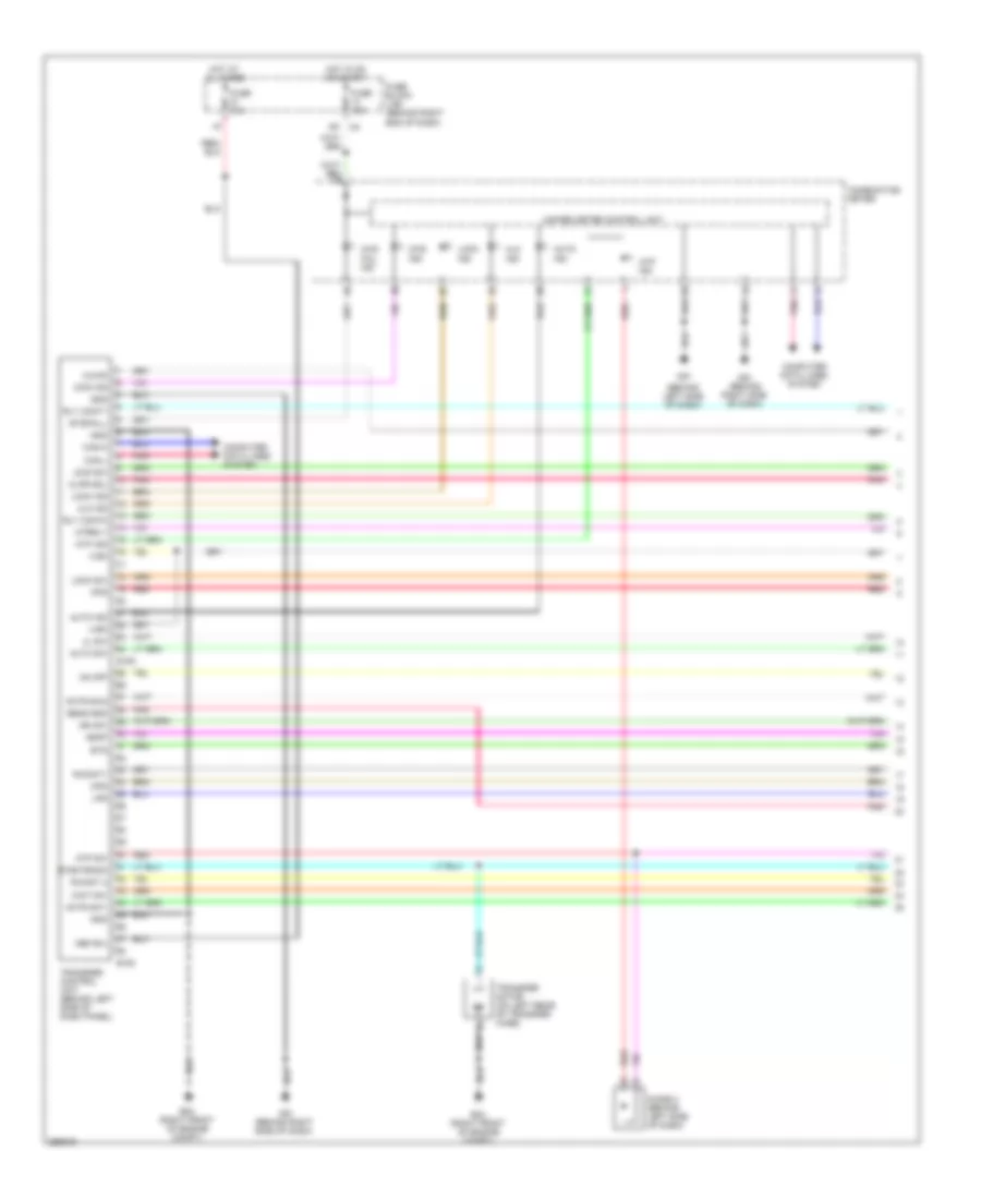 4WD Wiring Diagram All Mode 4WD 1 of 2 for Nissan Pathfinder S 2008