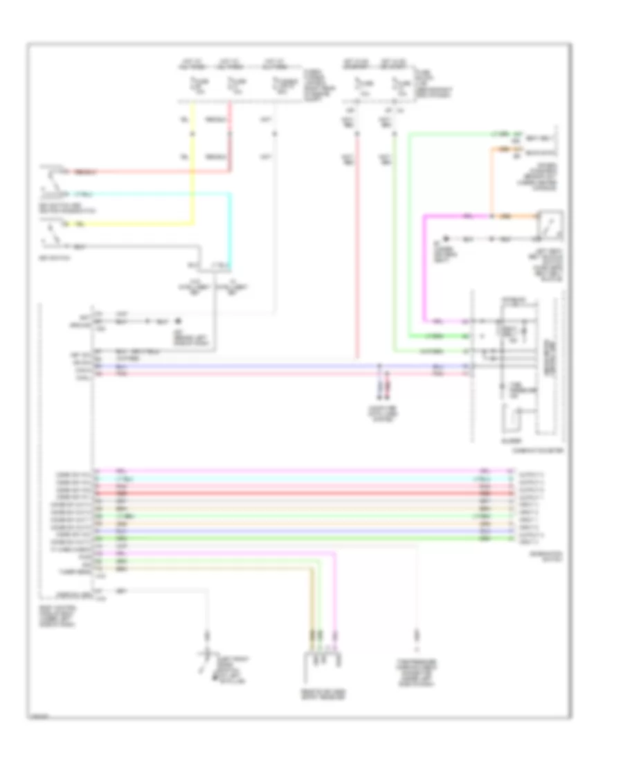 Warning Systems Wiring Diagram for Nissan Pathfinder S 2008