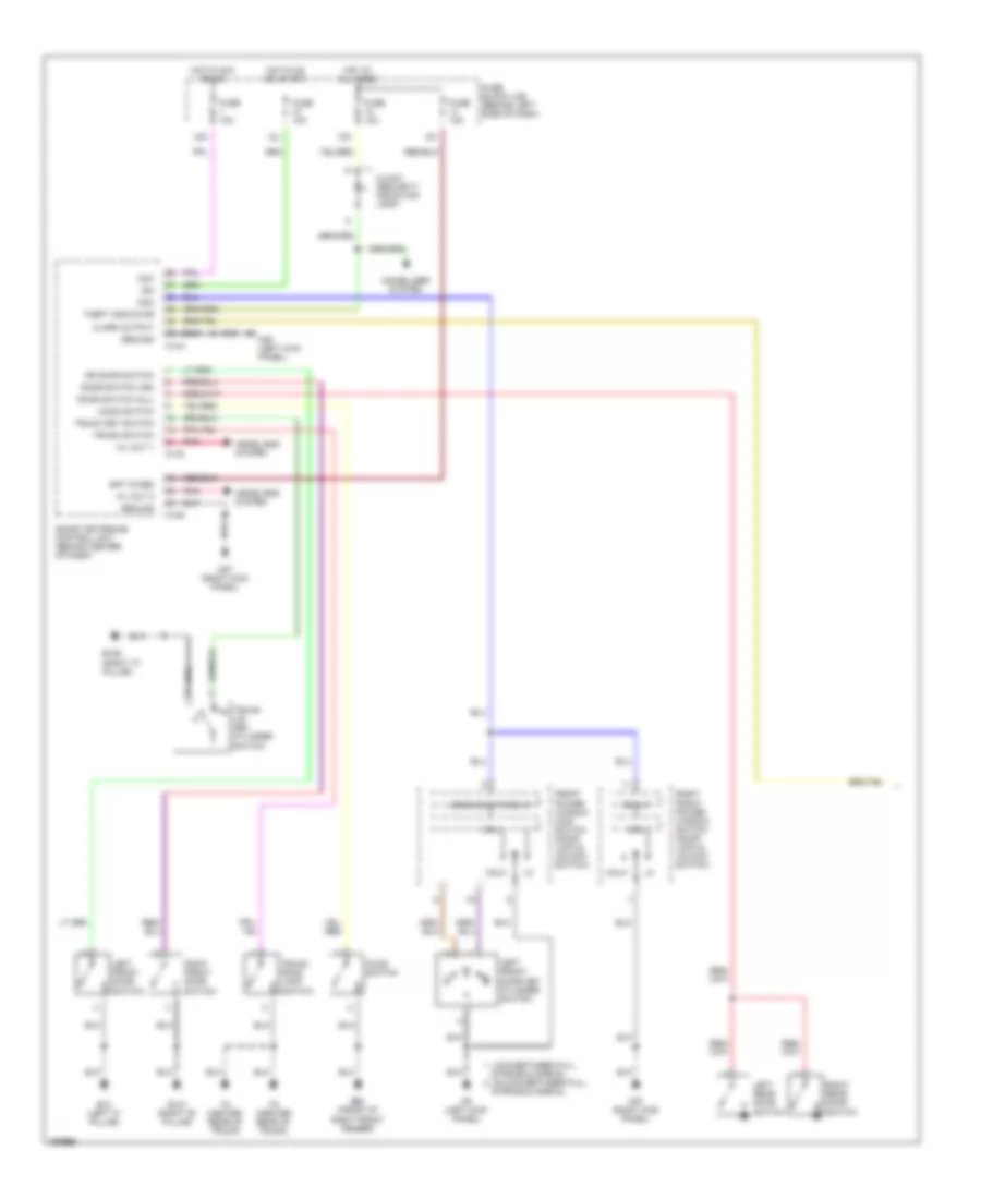 Anti theft Wiring Diagram 1 of 2 for Nissan Maxima SE 2002