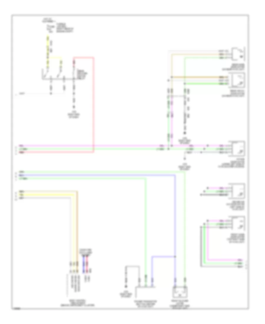 Automatic AC Wiring Diagram (2 of 3) for Nissan NV1500 SV 2014