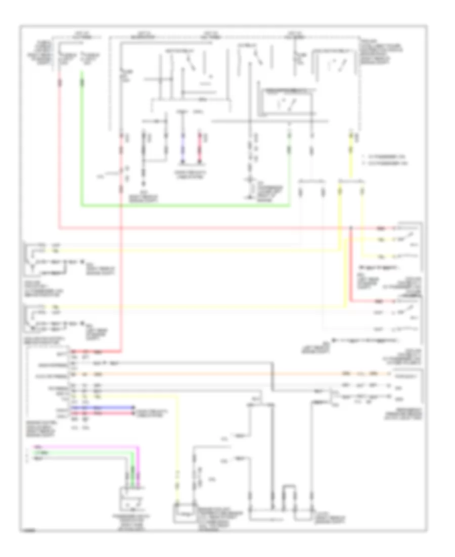 Automatic AC Wiring Diagram (3 of 3) for Nissan NV1500 SV 2014
