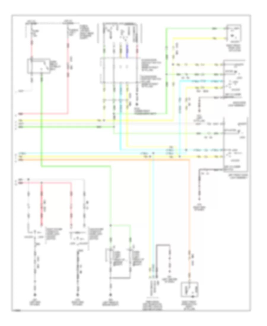 Forced Entry Wiring Diagram 2 of 2 for Nissan NVSV 2014 1500