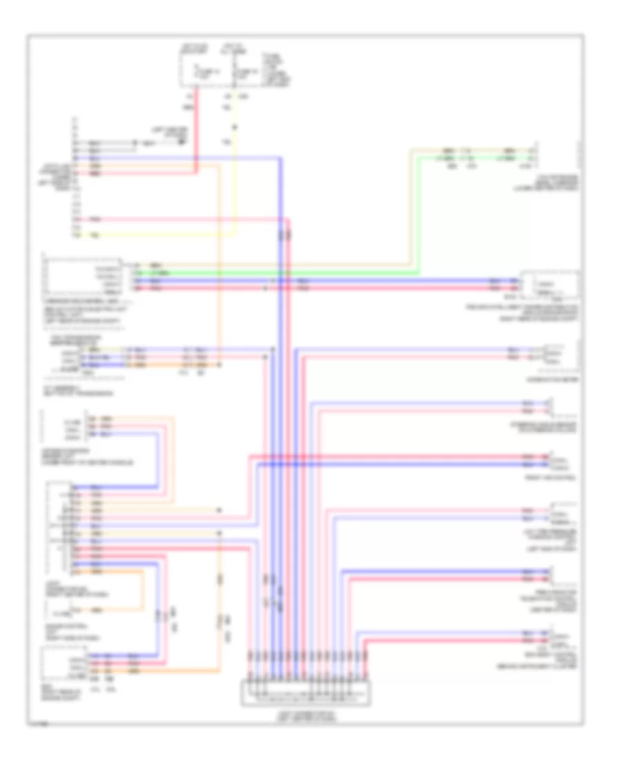 Computer Data Lines Wiring Diagram for Nissan NV1500 SV 2014