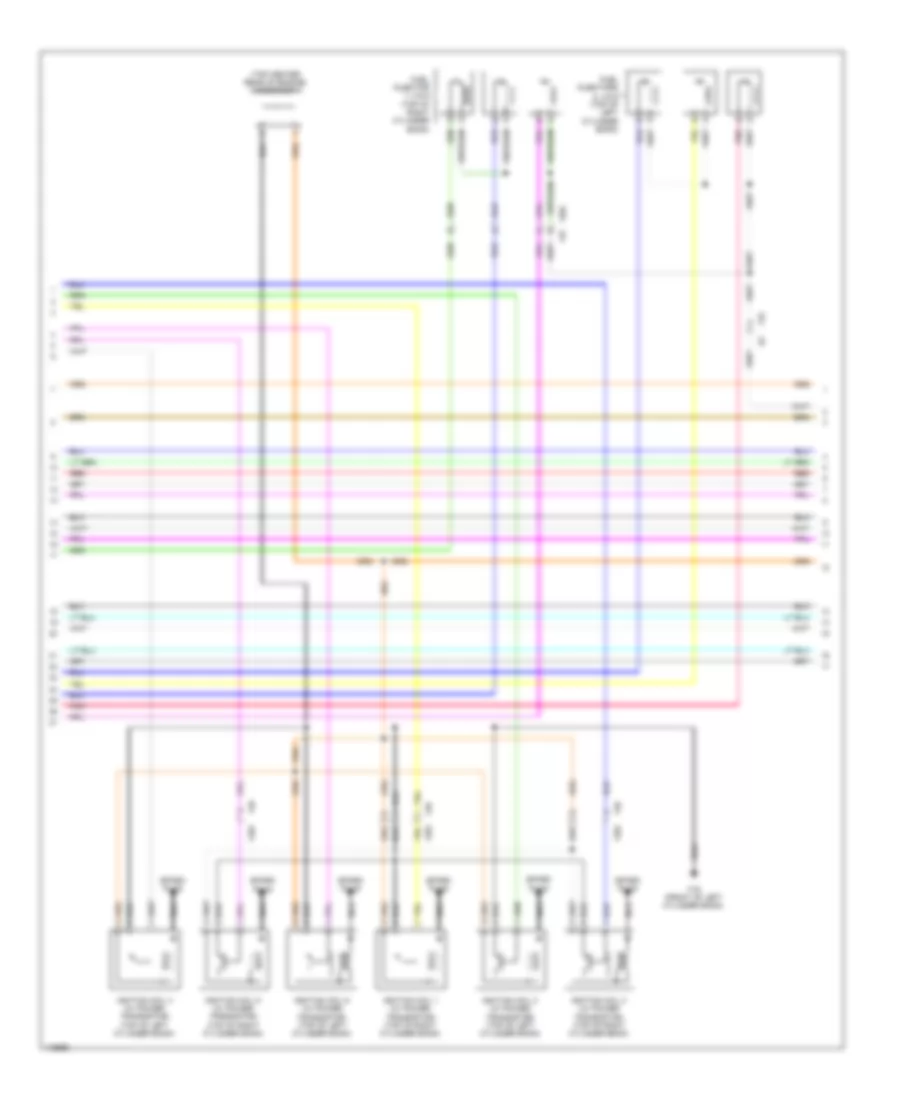 4.0L, Engine Performance Wiring Diagram (2 of 6) for Nissan NV1500 SV 2014