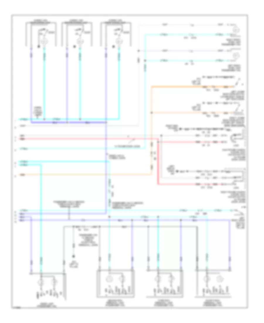 Courtesy Lamps Wiring Diagram 2 of 2 for Nissan NVSV 2014 1500