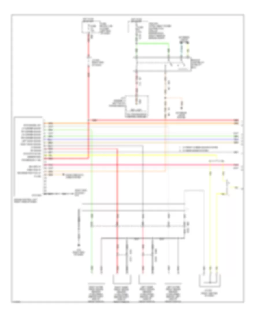 Sonar Wiring Diagram (1 of 2) for Nissan NV1500 SV 2014