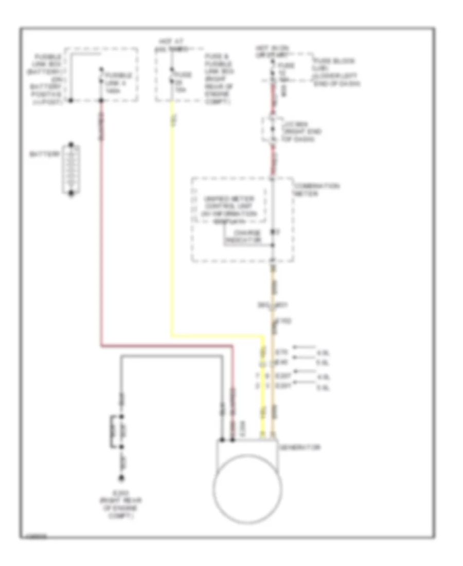 Charging Wiring Diagram for Nissan NVSV 2014 1500