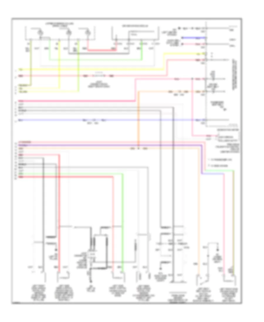 Supplemental Restraints Wiring Diagram (2 of 2) for Nissan NV1500 SV 2014