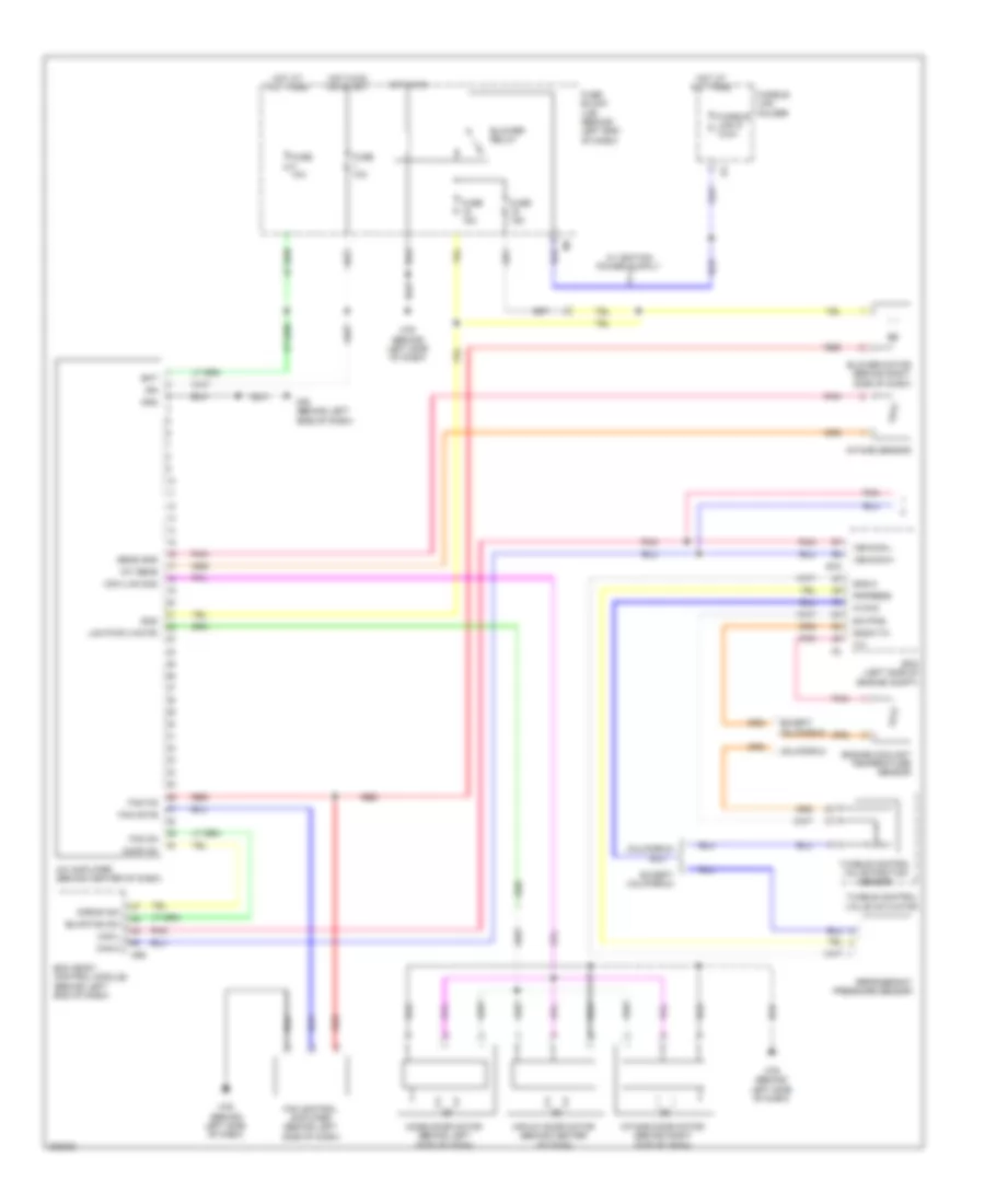 Manual A C Wiring Diagram 1 of 2 for Nissan Rogue Krom 2010